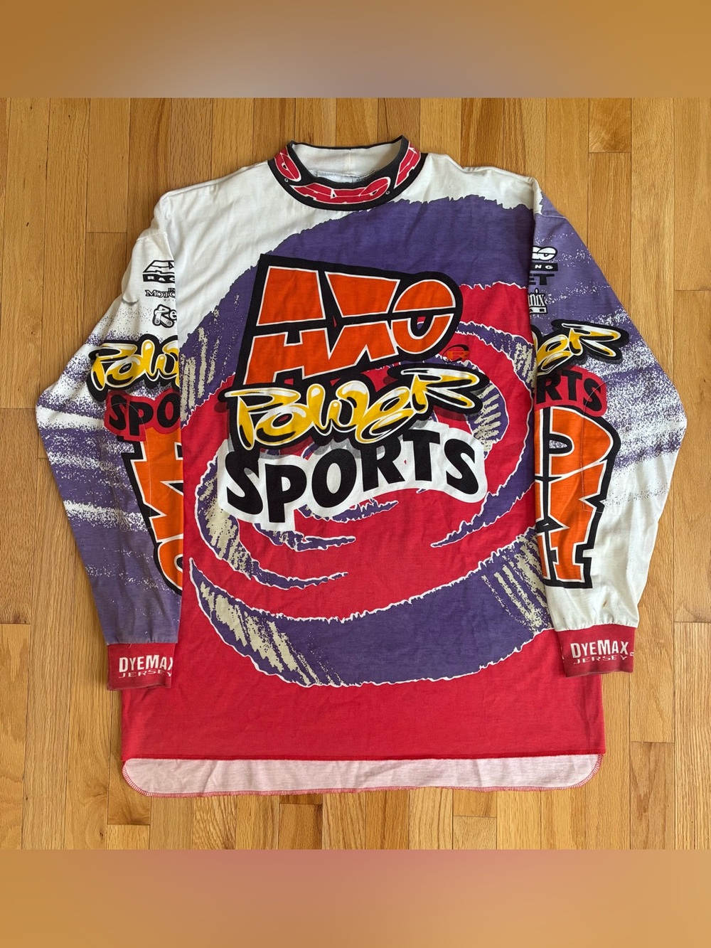 Vintage 1994 AXO Motorcross Jersey Motocross Racing Padded Elbows Men’s Size XXL